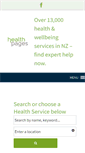 Mobile Screenshot of healthpages.co.nz